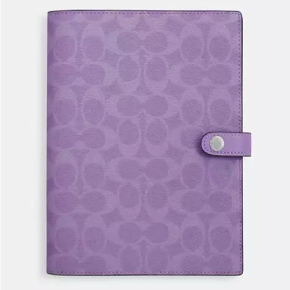 Coach | Office | Nwt Coach Notebook In Signature Canvas | Poshmark